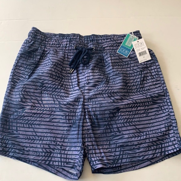 Ike Behar Other - NWT IKE Behar Lavender and navy swim shorts medium